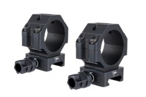 SCOPE RINGS W/ Q-LOC - BLACK, MEDIUM, FITS 35MM TUBES, 1.1"H