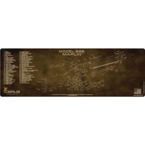 MARLIN MODEL 336 SCHEMATIC RIFLE PROMAT - VINTAGE BROWN