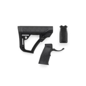 Daniel Defense Buttstock Pistol Grip & M-LOK Vertical Foregrip Combo – Black
