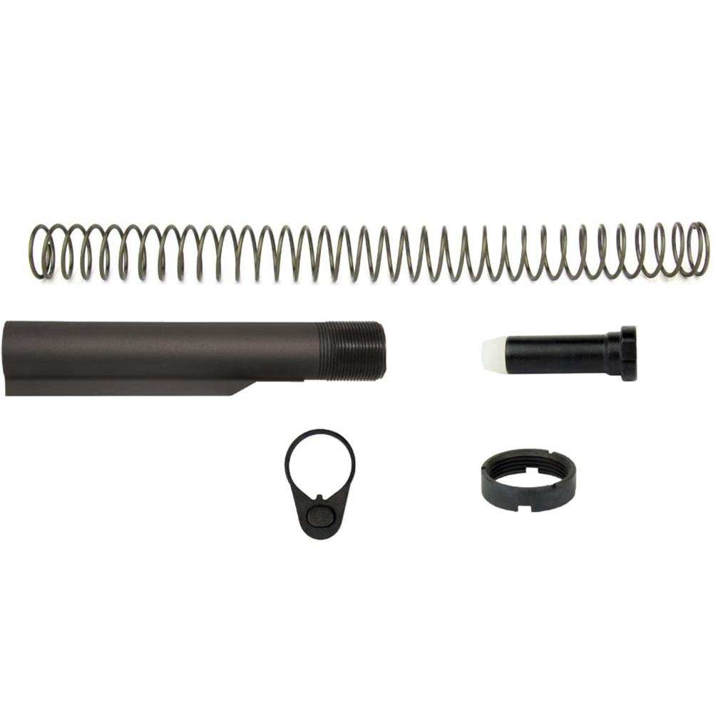 TacFire AR-10 Carbine Buffer Tube Kit / Reg End Plate TacFire AR-10 Carbine Buffer Tube Kit / Reg End Plate