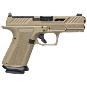 Shadow Systems CA Compliant MR920 Handgun 9mm Luger 10rd Magazine(2) 4″ Spiral Black Barrel FDE Grip/Slide