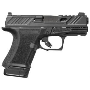 Shadow Systems CR920 Elite Handgun 9mm Luger 13rd Magazine 3.41″ Barrel Black Frame Green Tritium Front Sight