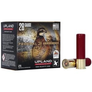 Federal Premium Wing-Shok Hi Brass 28 ga 2 3/4″ MAX 3/4 oz #8  – 25/box