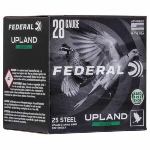 FEDERAL FIELD & RANGE STEEL 28GA 2 3/4″ 5/8OZ 6 UPLAND STEEL AMMO 25RD
