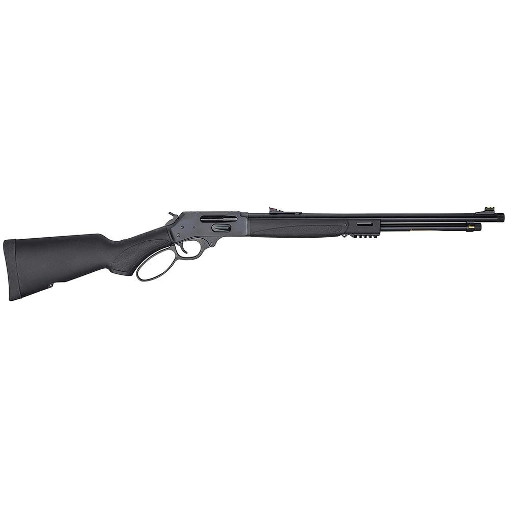 Henry Lever Action X Model Shotgun .410 Bore 2.5″ Chamber 6rd Capacity 19.8″ Barrel Synthetic Stock Fiber Sights Henry Lever Action X Model Shotgun .410 Bore 2.5″ Chamber 6rd Capacity 19.8″ Barrel Synthetic Stock Fiber Sights