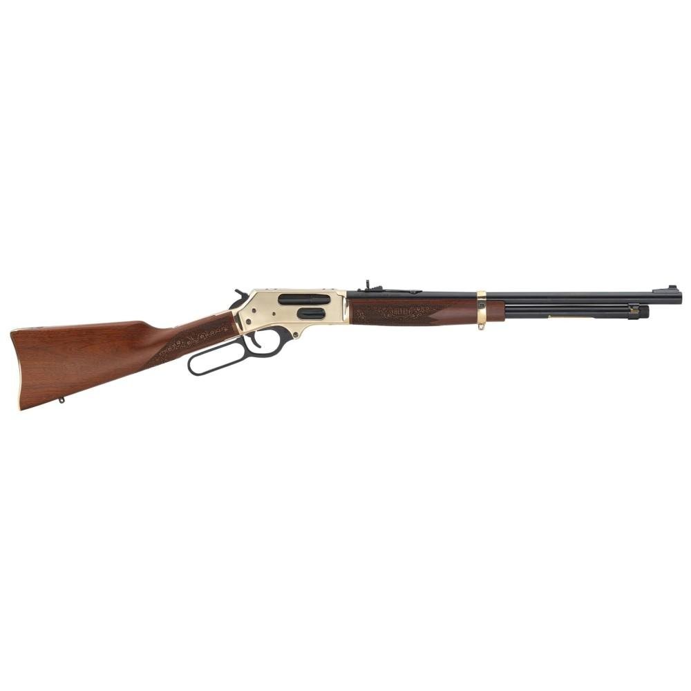 Henry Side Gate Lever Action Shotgun .410 ga 2.5″ Chamber 6rd Magazine 19.8″ Barrel Walnut Henry Side Gate Lever Action Shotgun .410 ga 2.5″ Chamber 6rd Magazine 19.8″ Barrel Walnut