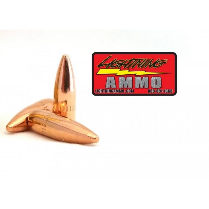 Lightning Ammo Rifle Bullets .22 Cal .224″ 55 gr FMJ-BT w/c 500/ct Box Lightning Ammo Rifle Bullets .22 Cal .224″ 55 gr FMJ-BT w/c 500/ct Box
