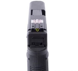 Meprolight FT Circle-Dot Rear Sight Fits Glock - Green