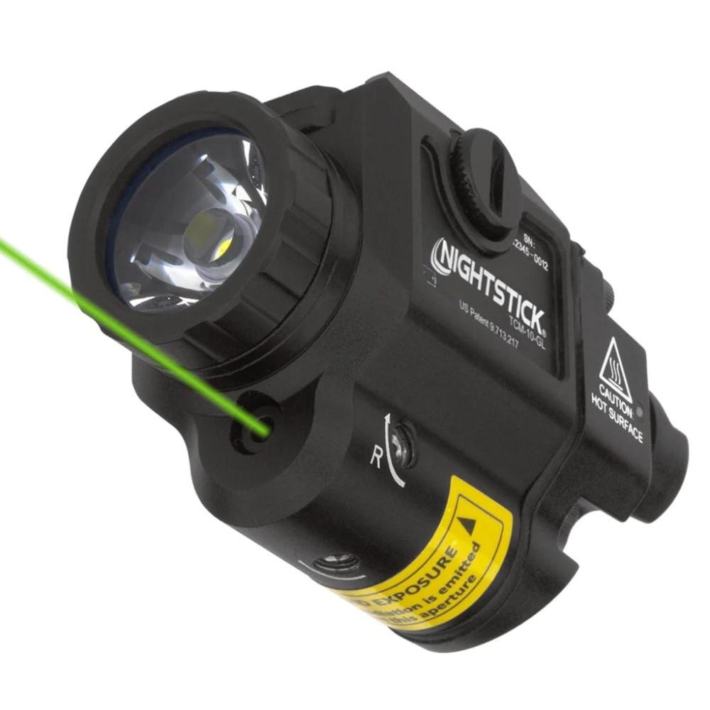 Nightstick TCM-10-GL Compact Weapon Light with Green Laser 650 Lumens Black Nightstick TCM-10-GL Compact Weapon Light with Green Laser 650 Lumens Black
