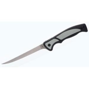 Old Timer Trail Boss Fillet Knife 5 1/5″ Blade Black and Grey