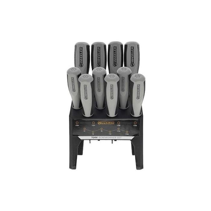 Wheeler 10 Piece Torx Benchtop Screwdriver Set Wheeler 10 Piece Torx Benchtop Screwdriver Set