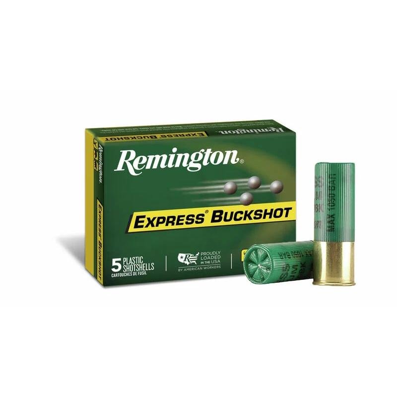Remington Express Magnum Buckshot Shotshells 12 ga 3″ 10 plts #000 1225 fps 5/ct Remington Express Magnum Buckshot Shotshells 12 ga 3″ 10 plts #000 1225 fps 5/ct