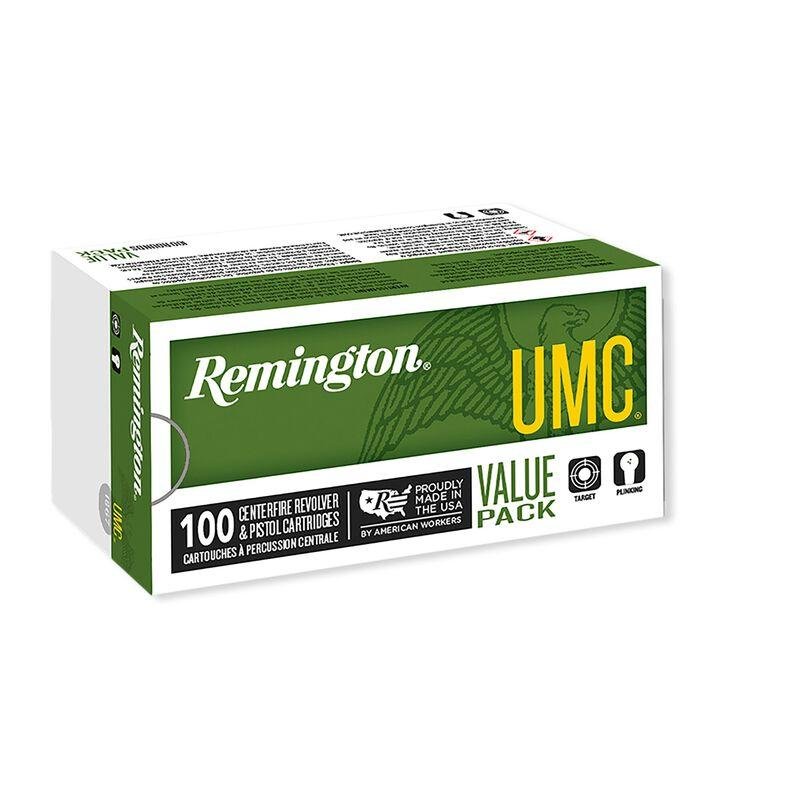 Remington UMC Handgun Ammunition .40 S&W 180 gr FMJ 990 fps 100/ct Remington UMC Handgun Ammunition .40 S&W 180 gr FMJ 990 fps 100/ct