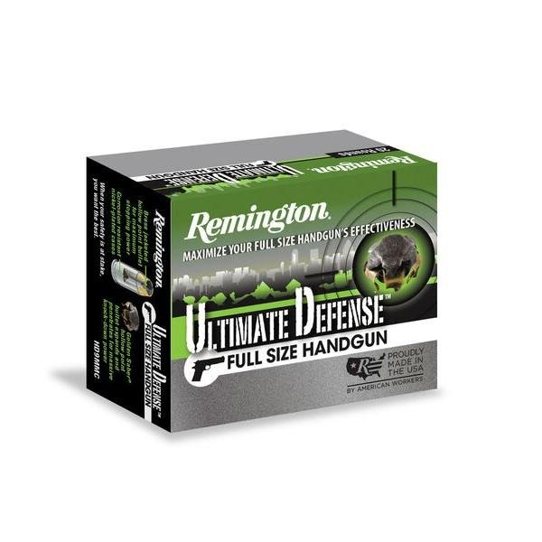 Remington Ultimate Defense Handgun Ammunition .40 S&W 180 gr BJHP 1015 fps 20/ct Remington Ultimate Defense Handgun Ammunition .40 S&W 180 gr BJHP 1015 fps 20/ct