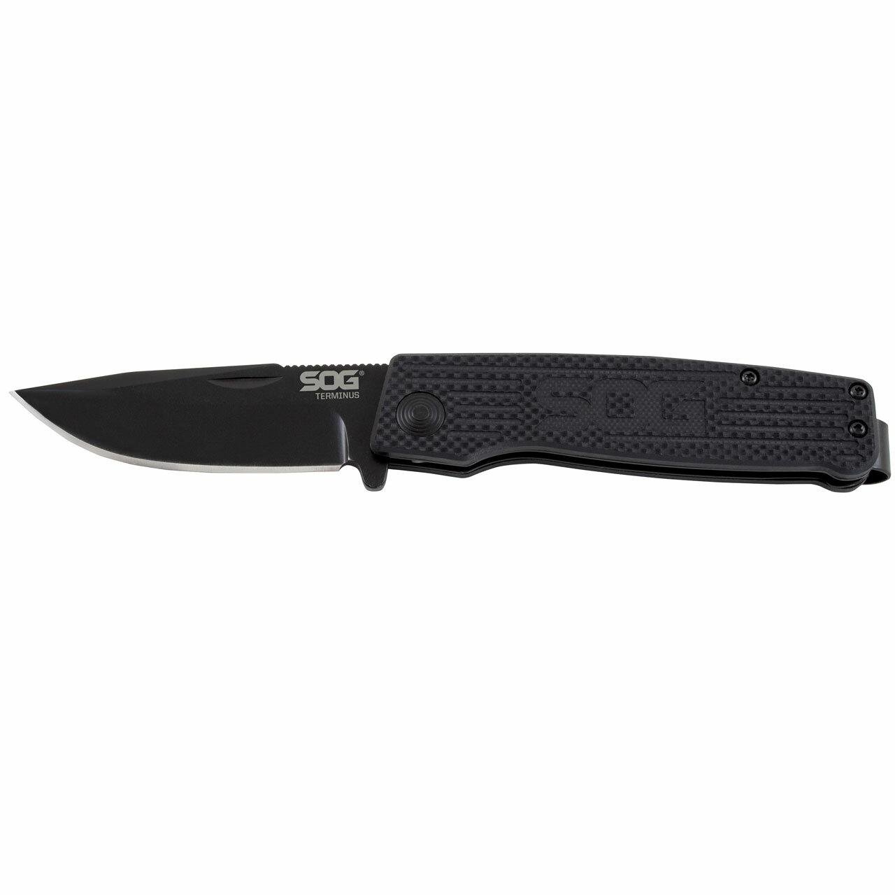 SOG Terminus Folding Knife 3″ Blade Black SOG Terminus Folding Knife 3″ Blade Black