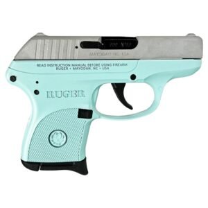 Ruger LCP 380 ACP Pistol 2.75″ Barrel Robin’s Egg Blue Frame Silver Slide