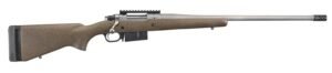 Ruger Hawkeye Long Range Hunter 6.5 PRC 3rd Magazine 22″ Barrel Black/Brown Stock