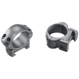 Weaver 2-Piece Grand Slam Steel Top Mount Scope Rings 1" Medium Matte (Windage Adjustable)