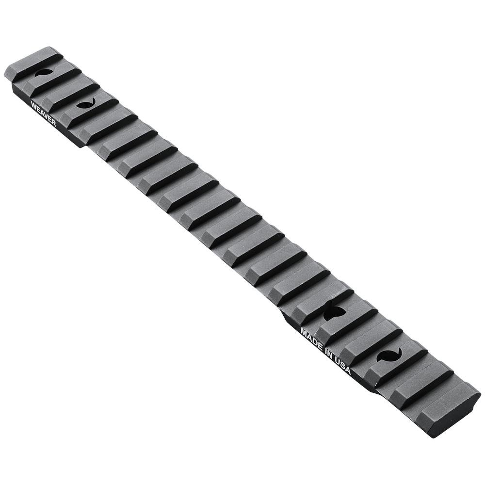 Weaver 1-Piece Extended Multi-Slot Picatinny Scope Base Savage Target Tact SA 20 MOA (8-40) Weaver 1-Piece Extended Multi-Slot Picatinny Scope Base Savage Target Tact SA 20 MOA (8-40)