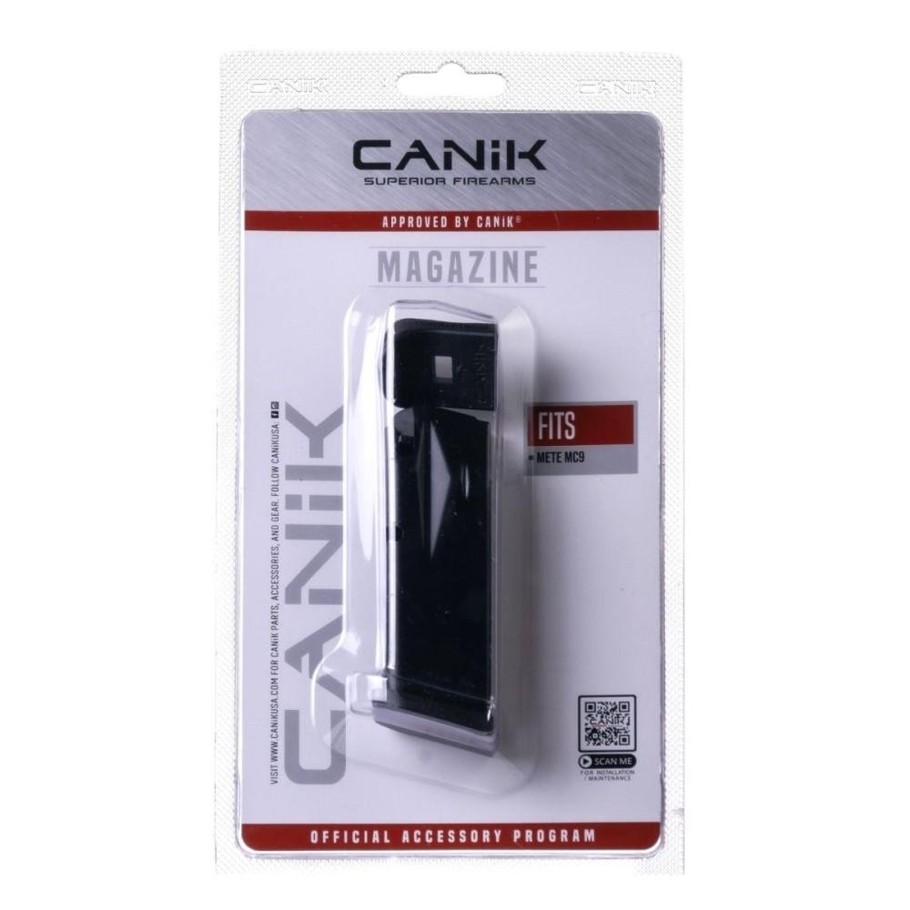 Canik Mete MC9 Handgun Magazine with Grip Extension Black 9mm Luger 12/rd Canik Mete MC9 Handgun Magazine with Grip Extension Black 9mm Luger 12/rd