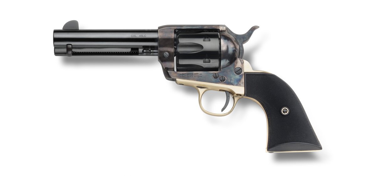 Pietta 1873 Gunfighter Handgun .357 Mag 6rd Capacity 4.75″ Barrel Black Grips Pietta 1873 Gunfighter Handgun .357 Mag 6rd Capacity 4.75″ Barrel Black Grips