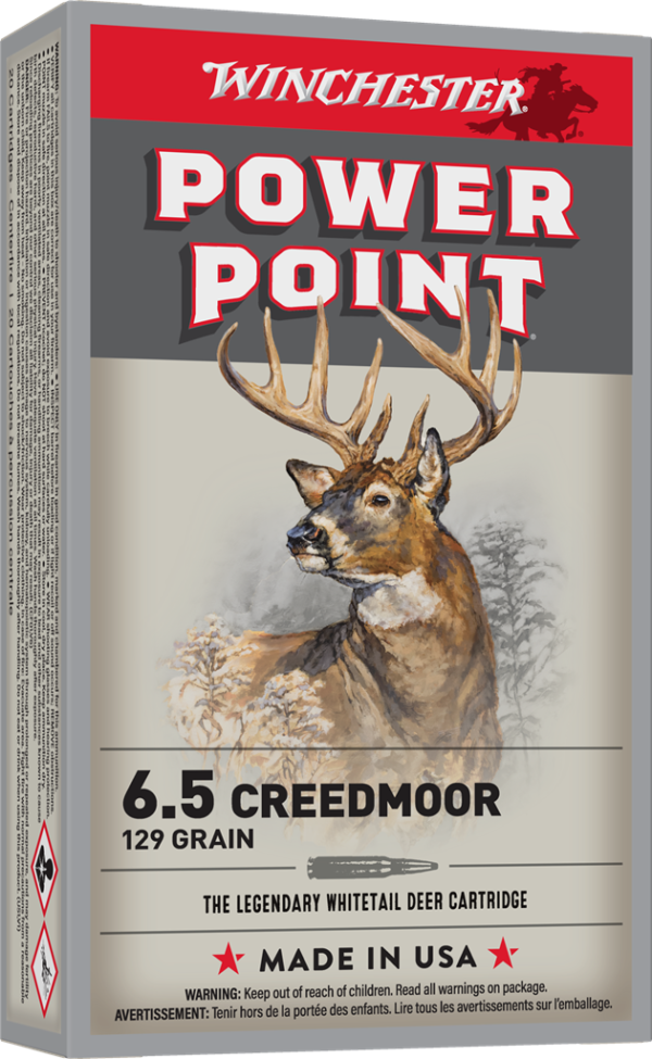 WINCHESTER SUPER X POWER POINT 6.5CM 129GR 20RD BX 200RD CASE
