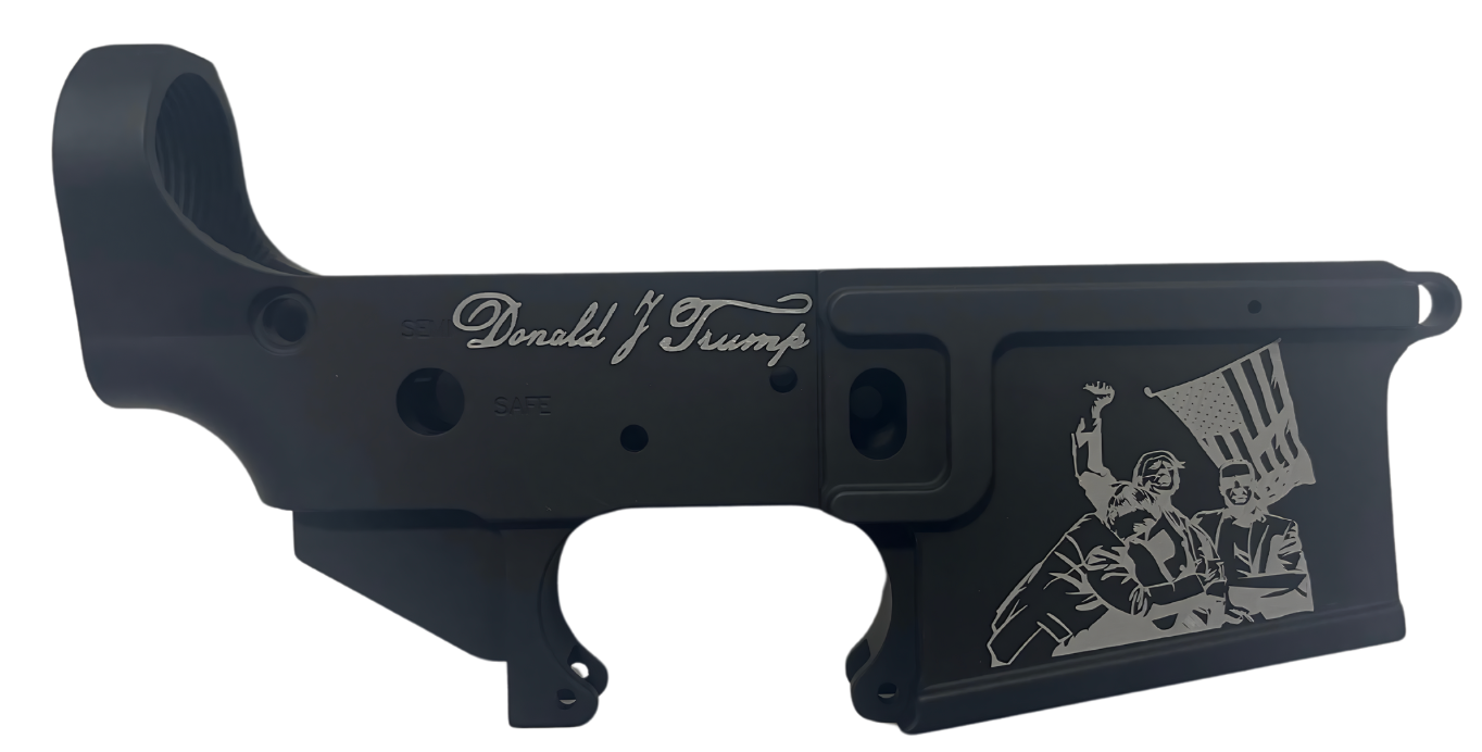 MENKE INDSTRY BILLET LWR RCVR MULTI BLK TRUMP EXCLUSIVE MENKE INDSTRY BILLET LWR RCVR MULTI BLK TRUMP EXCLUSIVE
