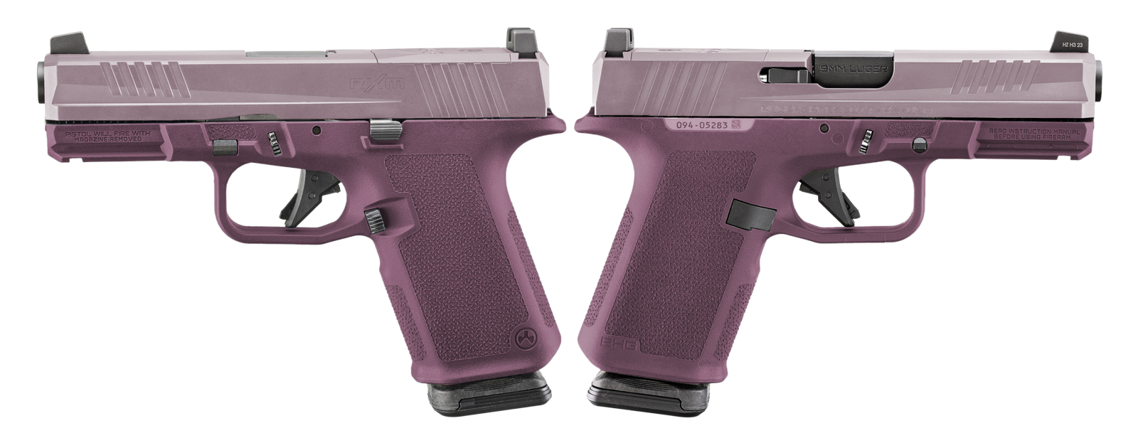 RUGER RXM 9MM PISTOL 4″ BBL TWO TONE BLUSH, MAGPUL EHG, O.R. 2-15RD MAGS – ORION EXCLUSIVE RUGER RXM 9MM PISTOL 4″ BBL TWO TONE BLUSH, MAGPUL EHG, O.R. 2-15RD MAGS – ORION EXCLUSIVE
