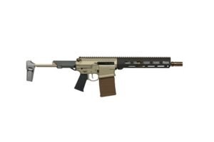 Q BOOMBOX 8.6 BLACKOUT PISTOL 12″ BBL, BRACE, GRAY ACCENTS 20RD MAG