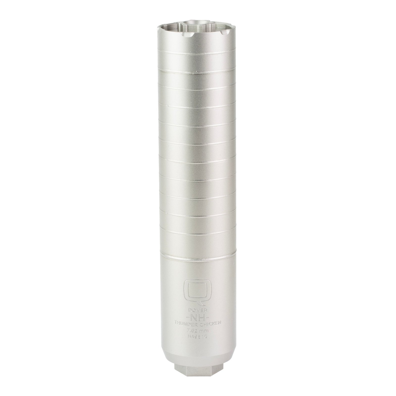 Q THUNDER CHICKEN REAR END 7.62MM SUPPRESSOR 1.75″ TITANIUM QUICK DETACH Q THUNDER CHICKEN REAR END 7.62MM SUPPRESSOR 1.75″ TITANIUM QUICK DETACH