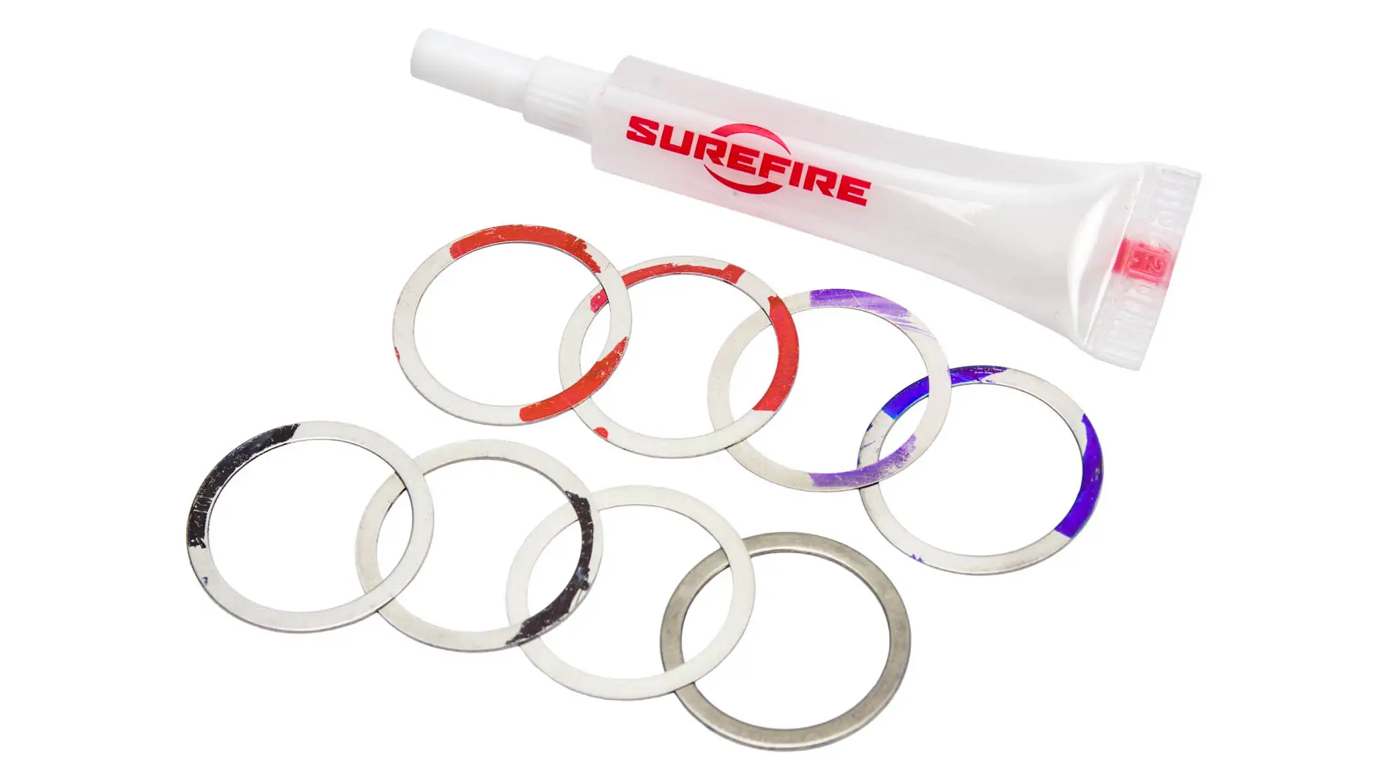 SUREFIRE SHIM KIT FH762RC-5/8-24 REPLACEMENT (.770 OD X .635 ID) SUREFIRE SHIM KIT FH762RC-5/8-24 REPLACEMENT (.770 OD X .635 ID)