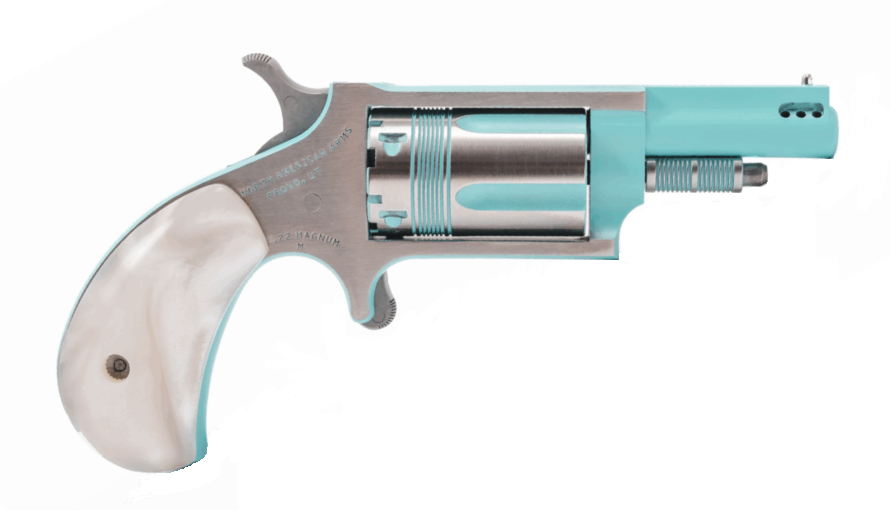 NORTH AMERICAN ARMS MINI 22MAG REV 1-5/8″ TURQ NORTH AMERICAN ARMS MINI 22MAG REV 1-5/8″ TURQ