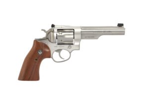 RUGER GP100 357MAG SS 5″ HALF LUG