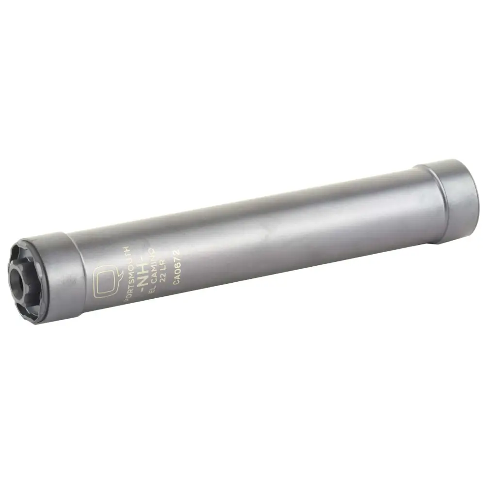 Q EL CAMINO SUPPRESSOR 22LR TITANIUM, SS BAFFLE 1/2X28 BLK Q EL CAMINO SUPPRESSOR 22LR TITANIUM, SS BAFFLE 1/2X28 BLK