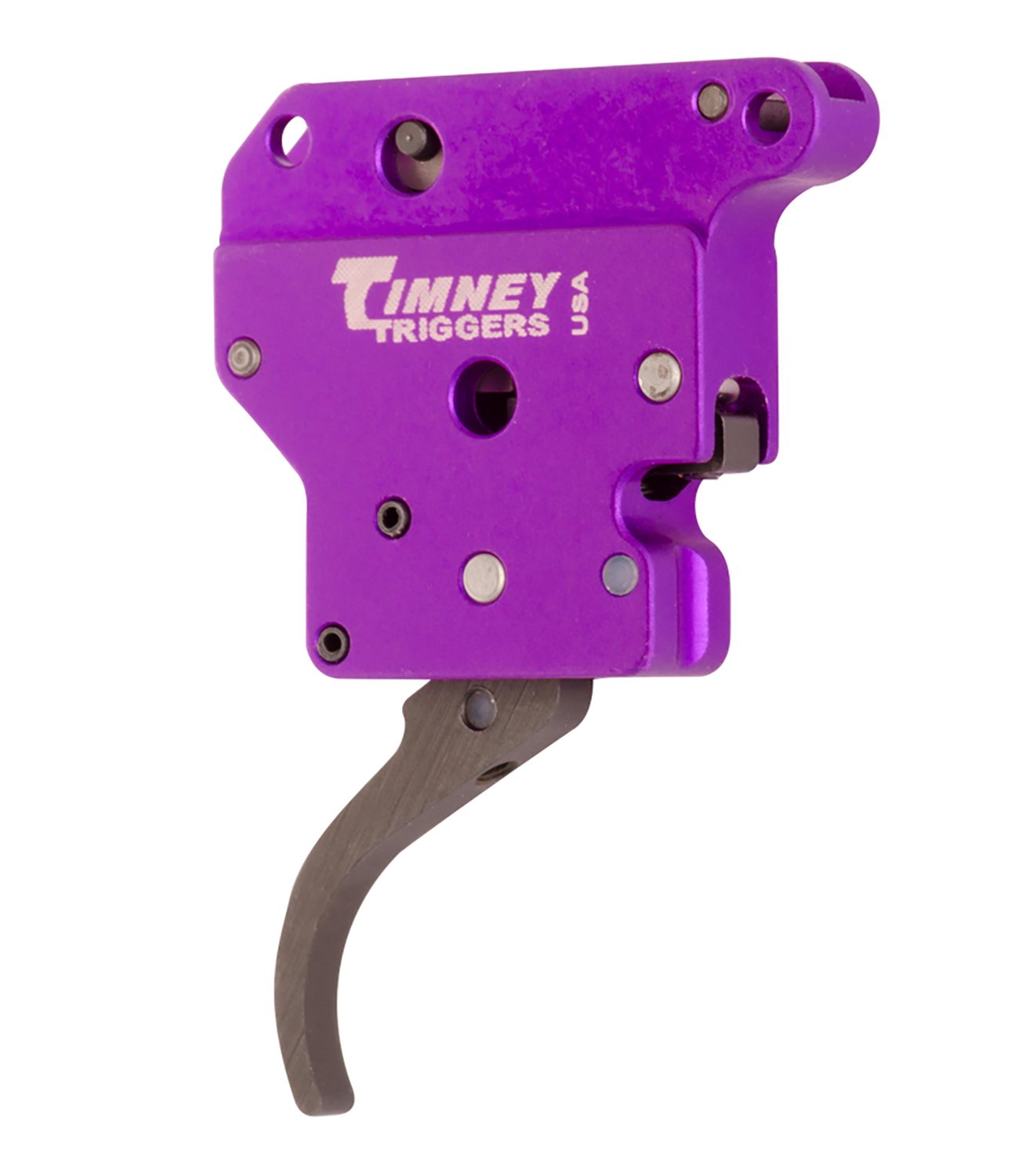 Timney Triggers 502B Benchrest Trigger Single-Stage Curved Trigger with 3-6 oz Draw Weight & Purple/Black Finish for Remington 700 Timney Triggers 502B Benchrest Trigger Single-Stage Curved Trigger with 3-6 oz Draw Weight & Purple/Black Finish for Remington 700