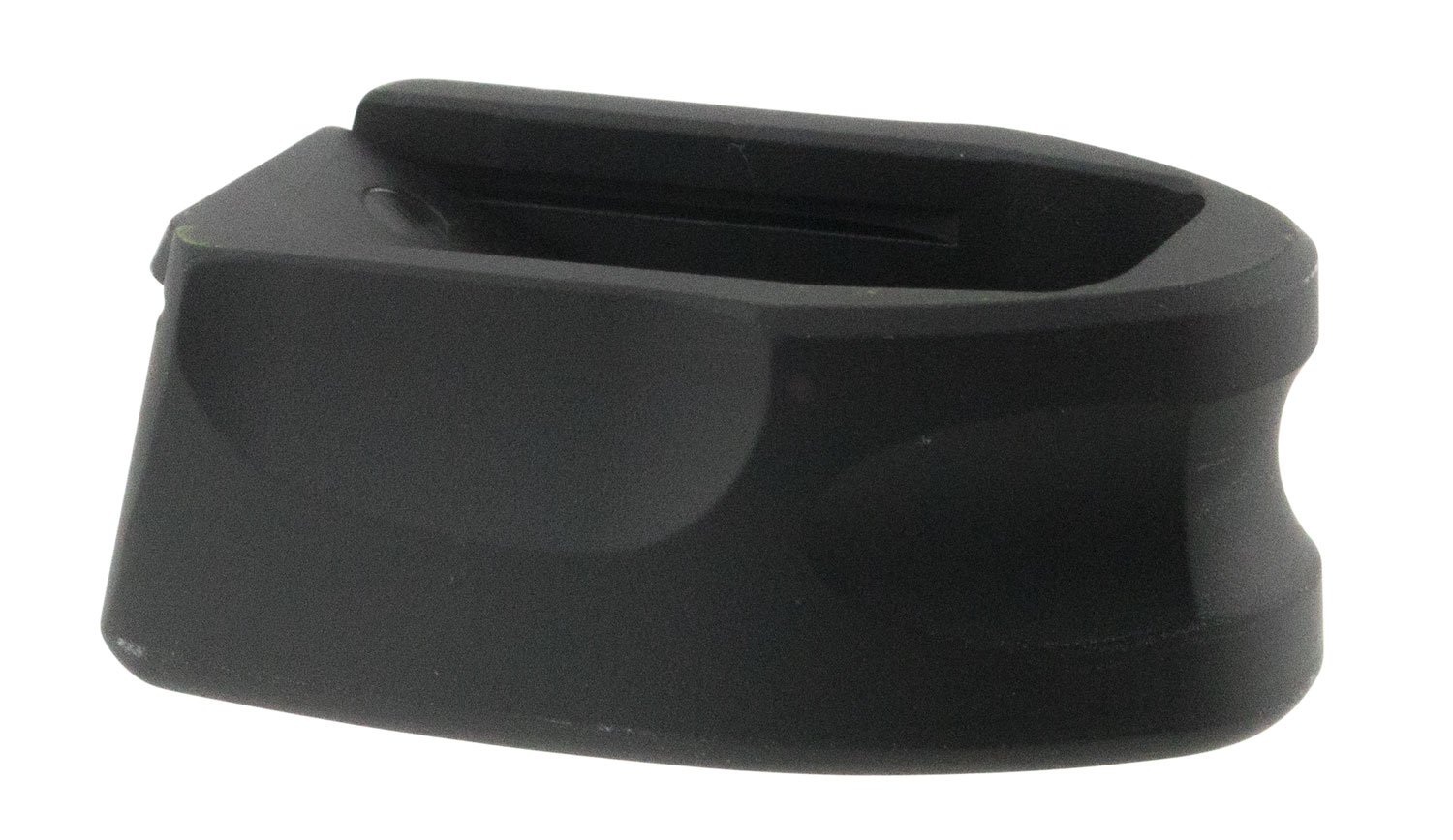 Samson 040603201 Magazine Extension made of 6061-T6 Aluminum with Hardcoat Anodized Black Finish for 9mm Luger S&W M&P Shield, M&P Shield M2.0 7 & 8 Round Mags (Adds 1rd)