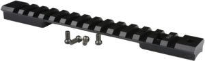 Warne 7676M Mountain Tech Tactical Rail Black Anodized Aluminum Winchester Model 70/Marlin XL-7 Long Action, 0 MOA