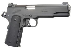 Ed Brown SF18G4 Special Forces Gen4 45 ACP 7+1 5″ Stainless Steel Barrel, Stealth Gray Serrated Carbon Steel Slide, Stealth Gray Stainless Steel Frame w/Beavertail, Black VZ Grip, Right Hand