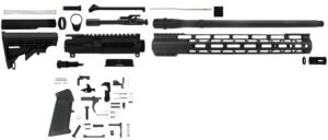 TacFire SSRK300LPK AR Build Kit  Sports South Exclusive 300 Blackout AR-Platform Black Nitride 1/2″x28