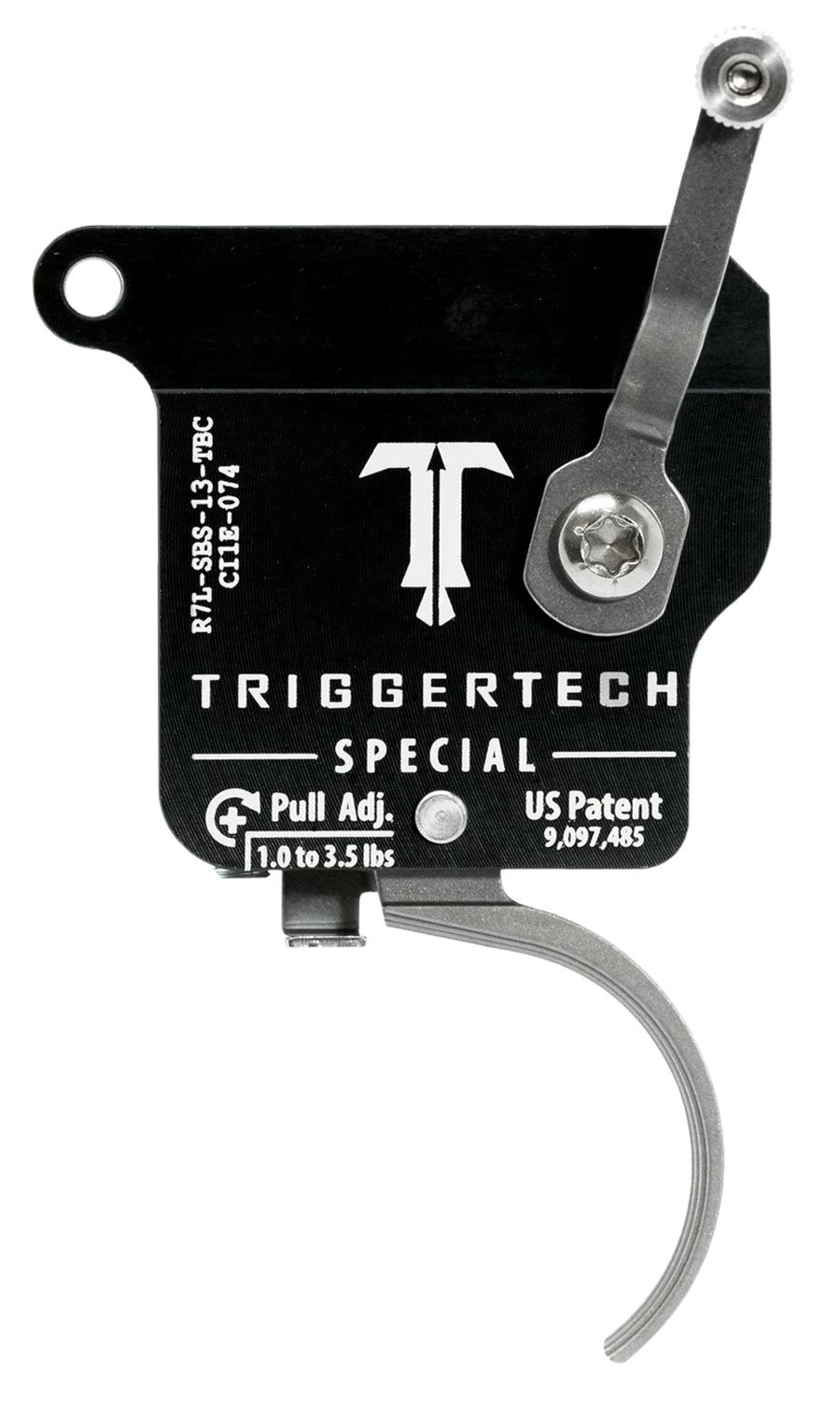 TriggerTech R7LSBS13TBC Special Single-Stage Traditional Curved Trigger with 1-3.50 lbs Draw Weight for Remington 700 Left TriggerTech R7LSBS13TBC Special Single-Stage Traditional Curved Trigger with 1-3.50 lbs Draw Weight for Remington 700 Left