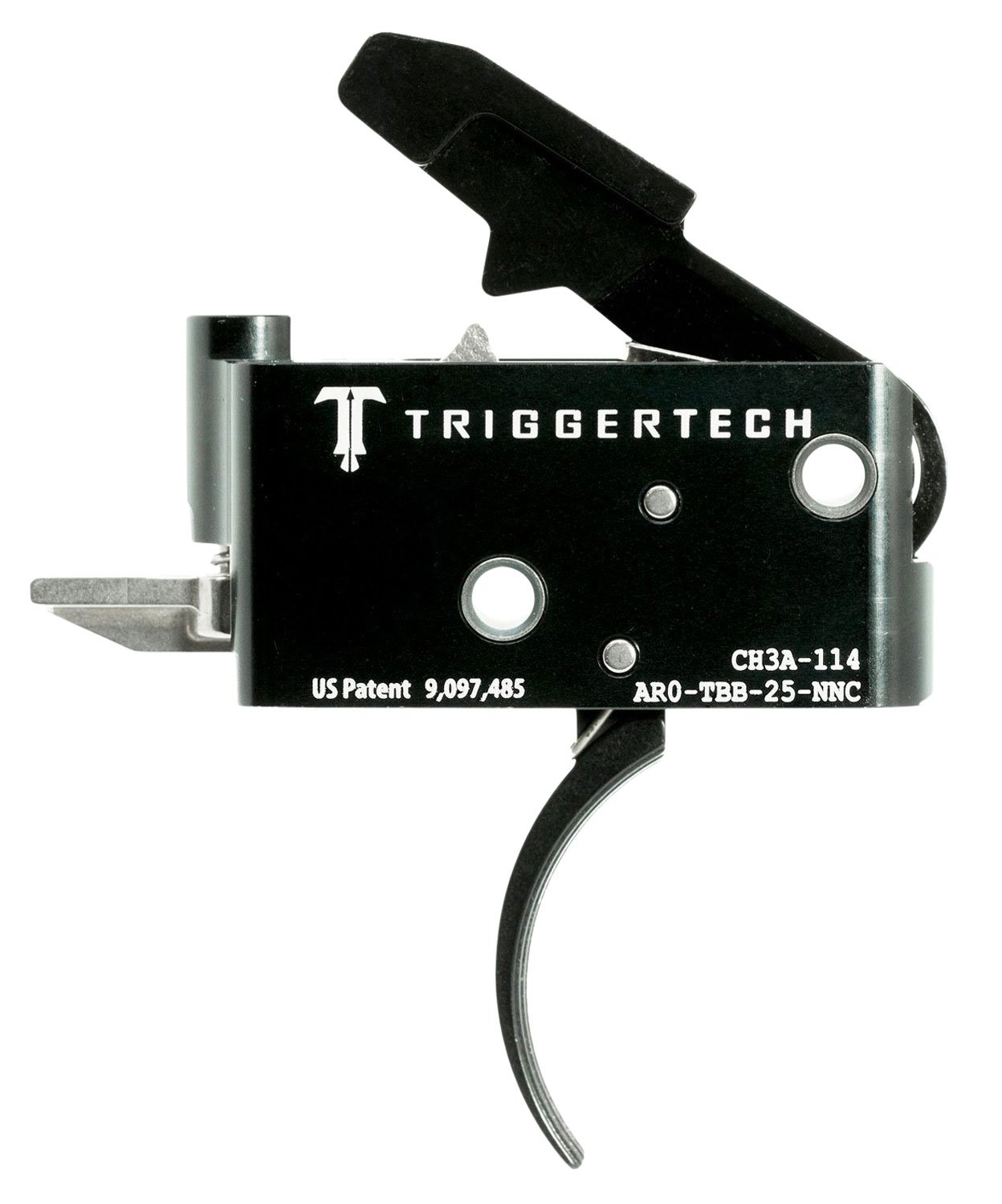 TriggerTech AROTBB25NNC Adaptable Primary Two-Stage Traditional Curved Trigger with 2.50-5 lbs Draw Weight for AR-15 Right TriggerTech AROTBB25NNC Adaptable Primary Two-Stage Traditional Curved Trigger with 2.50-5 lbs Draw Weight for AR-15 Right