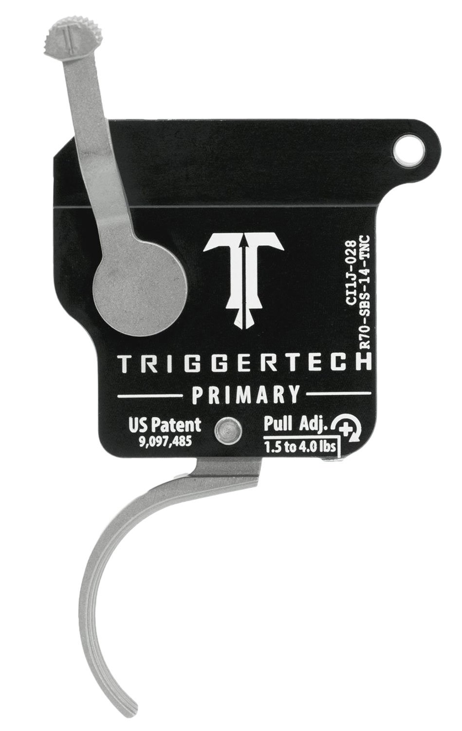 TriggerTech R70SBS14TNC Primary Without Bolt Release Single-Stage Traditional Curved Trigger with 1.50-4 lbs Draw Weight for Remington 700 Right TriggerTech R70SBS14TNC Primary Without Bolt Release Single-Stage Traditional Curved Trigger with 1.50-4 lbs Draw Weight for Remington 700 Right