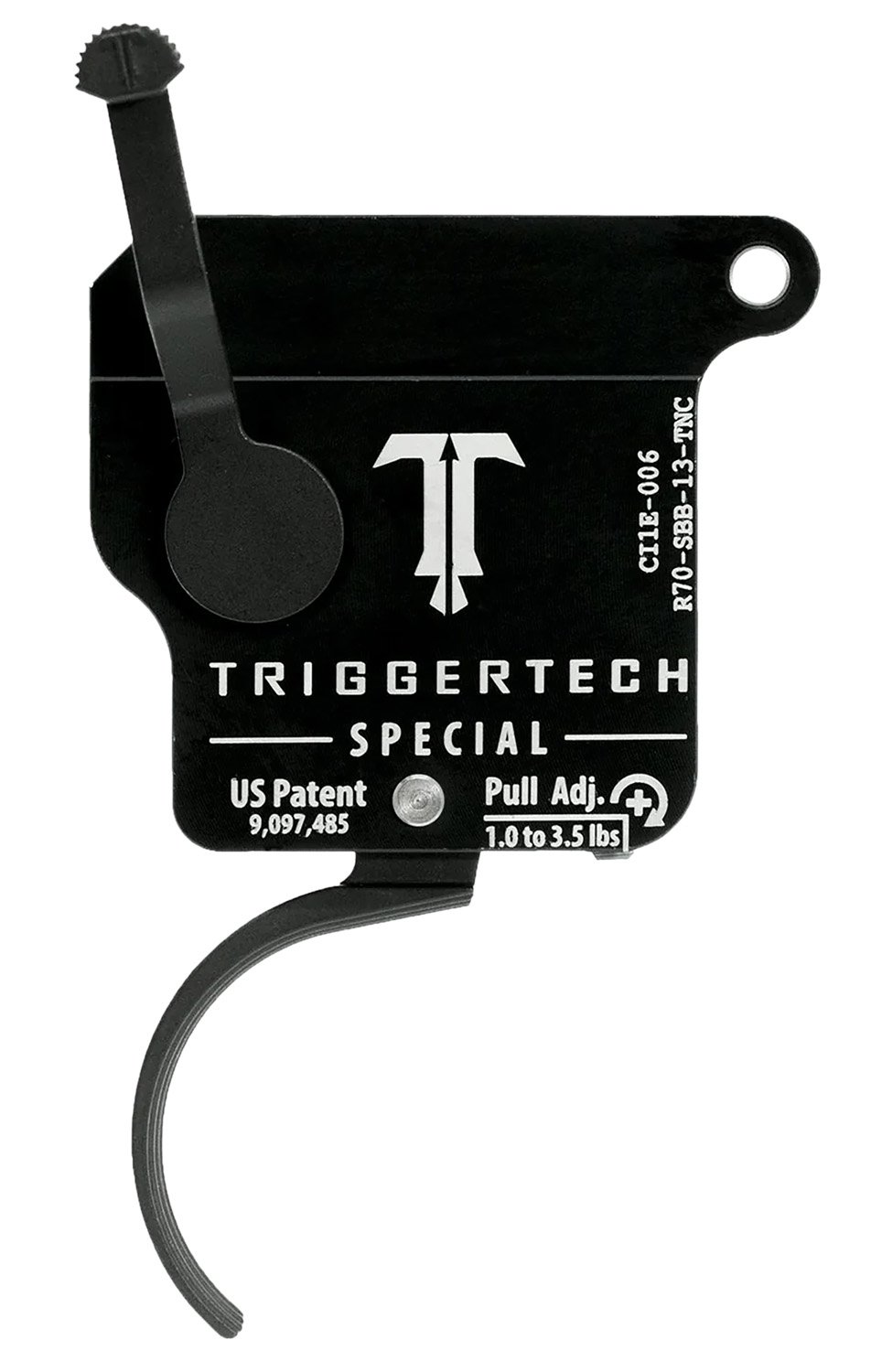 TriggerTech R70SBB13TNC Special Without Bolt Release Single-Stage Traditional Curved Trigger with 1-3.50 lbs Draw Weight for Remington 700 Right TriggerTech R70SBB13TNC Special Without Bolt Release Single-Stage Traditional Curved Trigger with 1-3.50 lbs Draw Weight for Remington 700 Right