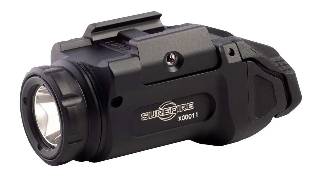 SUREFIRE SUB-COMPACT WEAPON LIGHT, 3V DUAL FUEL, SCREW MOUNT, BLACK SUREFIRE SUB-COMPACT WEAPON LIGHT, 3V DUAL FUEL, SCREW MOUNT, BLACK