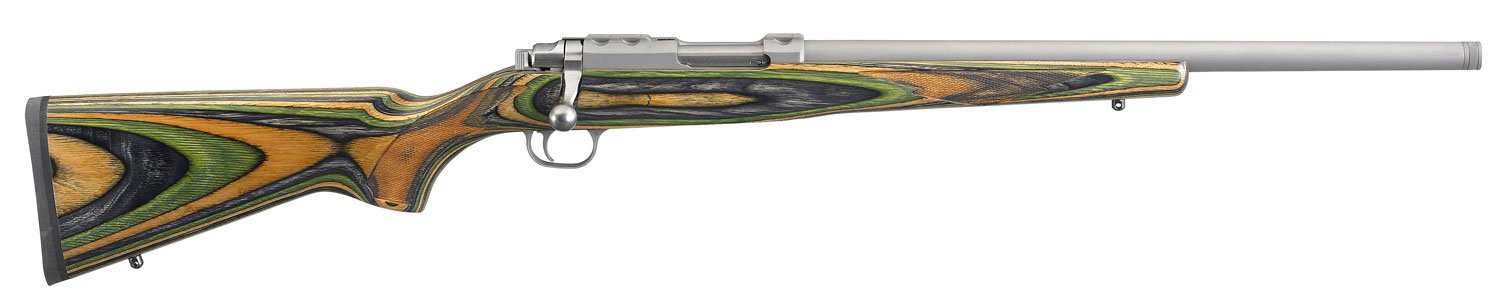 Ruger 7226 77/22 22 Hornet 6+1 18.50″ Threaded Barrel, Matte Stainless Steel, Integral Scope Mount On A Solid Steel Receiver, Green Mountain Laminate Stock Ruger 7226 77/22 22 Hornet 6+1 18.50″ Threaded Barrel, Matte Stainless Steel, Integral Scope Mount On A Solid Steel Receiver, Green Mountain Laminate Stock