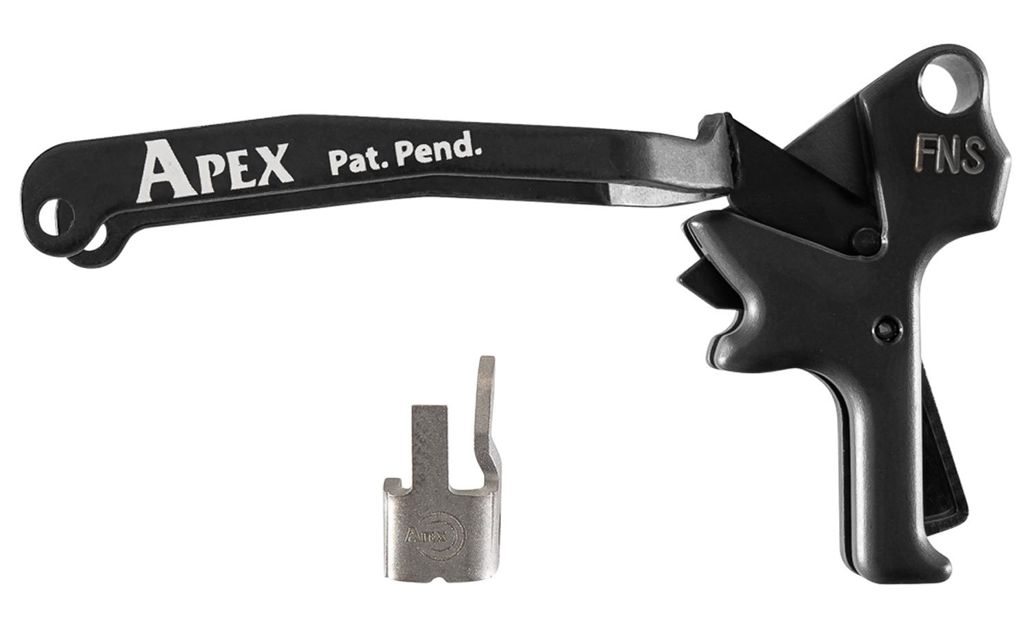 Apex Tactical 119114 Action Enhancement Kit Black Drop-In Trigger Fits FN FNS/FNS Longslide Apex Tactical 119114 Action Enhancement Kit Black Drop-In Trigger Fits FN FNS/FNS Longslide