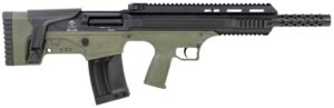 ATI ATIG12BDG Bulldog  12 Gauge Semi-Auto 3" 5+1 18.50" Black Steel Barrel, Black Aluminum Receiver, Picatinny Rail, Green Fixed Bullpup Stoc & Grip
