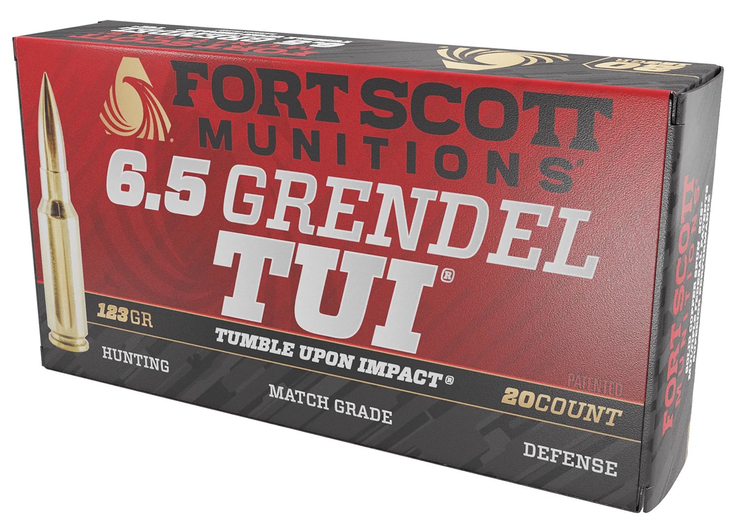 Fort Scott Munitions 65GR123SCV2 Tumble Upon Impact (TUI) Rifle 6.5Grendel 123gr Solid Copper Spun 20 Per Box/10 Case Fort Scott Munitions 65GR123SCV2 Tumble Upon Impact (TUI) Rifle 6.5Grendel 123gr Solid Copper Spun 20 Per Box/10 Case