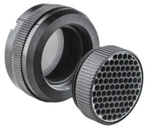 Meprolight USA 5626090000 Polarizer/Flash Guard Kit  Rifle Black Compatible w/ Mepro M21