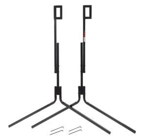 Viking Solutions VKSVGK004 Adjustable Target Stand  Black Steel